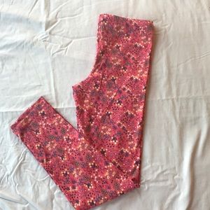 Floral print leggings